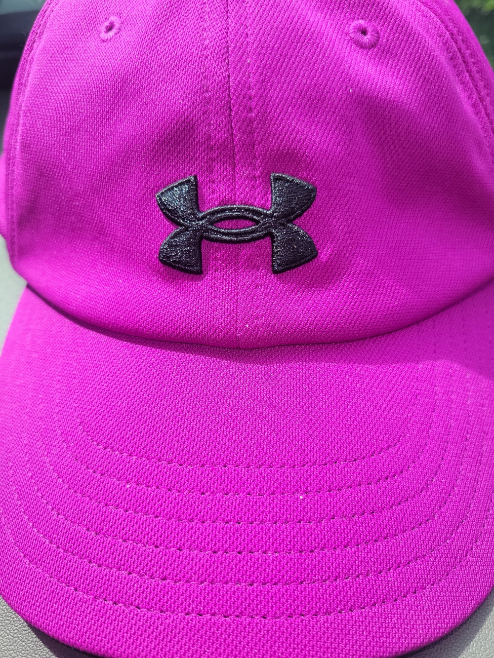 Under Armour PurplePerformance Baseball Cap with Black Logo